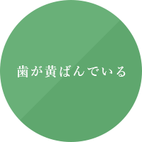 歯が黄ばんでいる